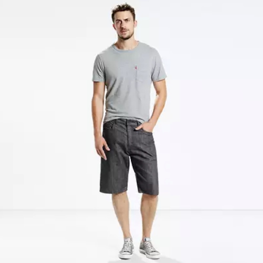 Levi’s 569 Loose Fit Shorts Dark Gray